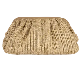 Anafi Raffia Straw Clutch