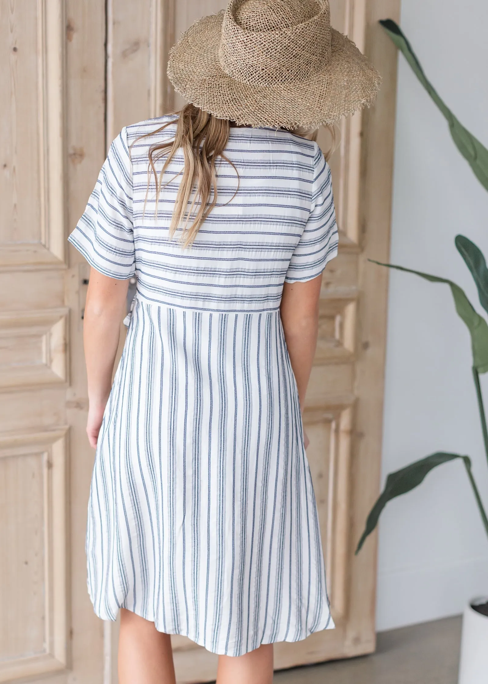 Belted Wrap Midi Dress - FINAL SALE