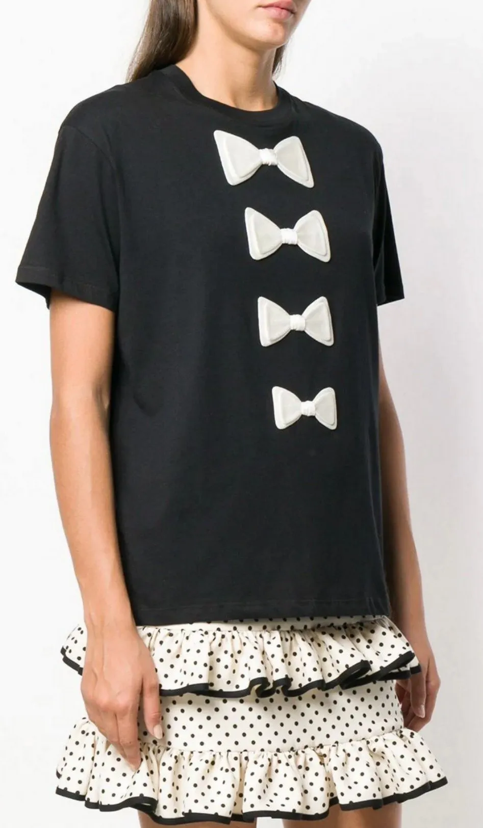 Bow-Embroidered T-Shirt