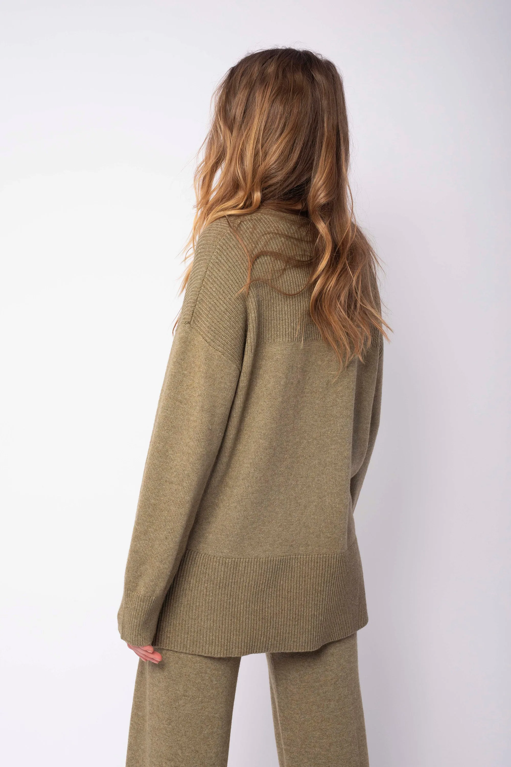 Butterfly Knit - Olive Melange