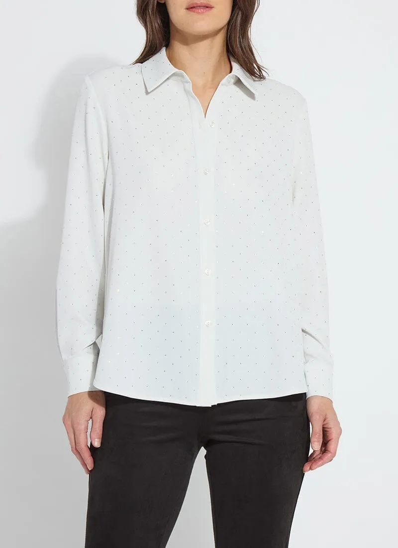 Crystal Embellished Parker Shirt Curvy