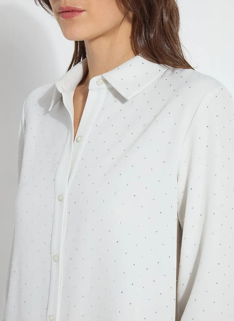 Crystal Embellished Parker Shirt Curvy