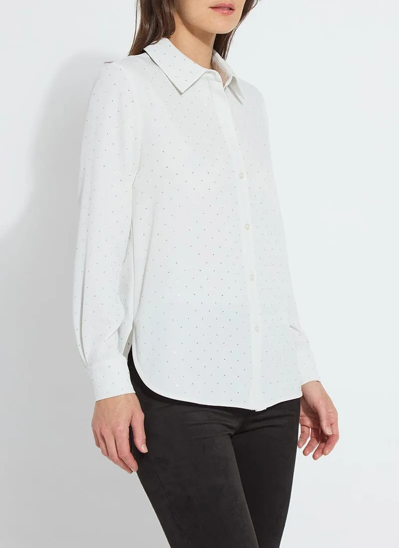 Crystal Embellished Parker Shirt Curvy