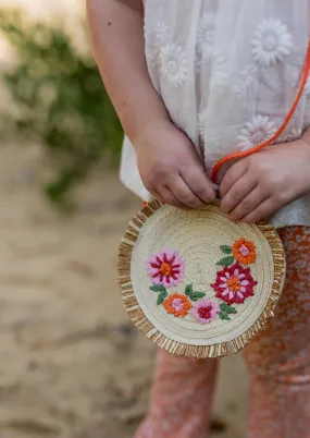 Dahlia Straw Bag