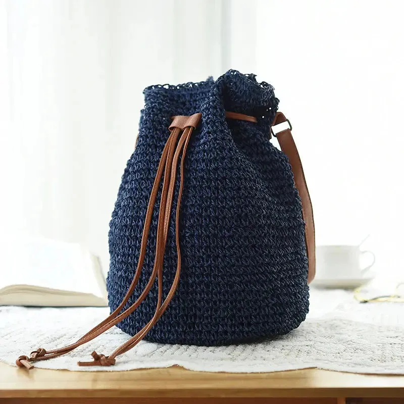 Drawstring Woven Bag