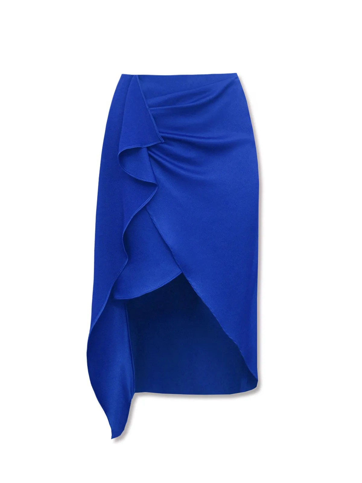 ELONA wrap skirt - cobalt blue