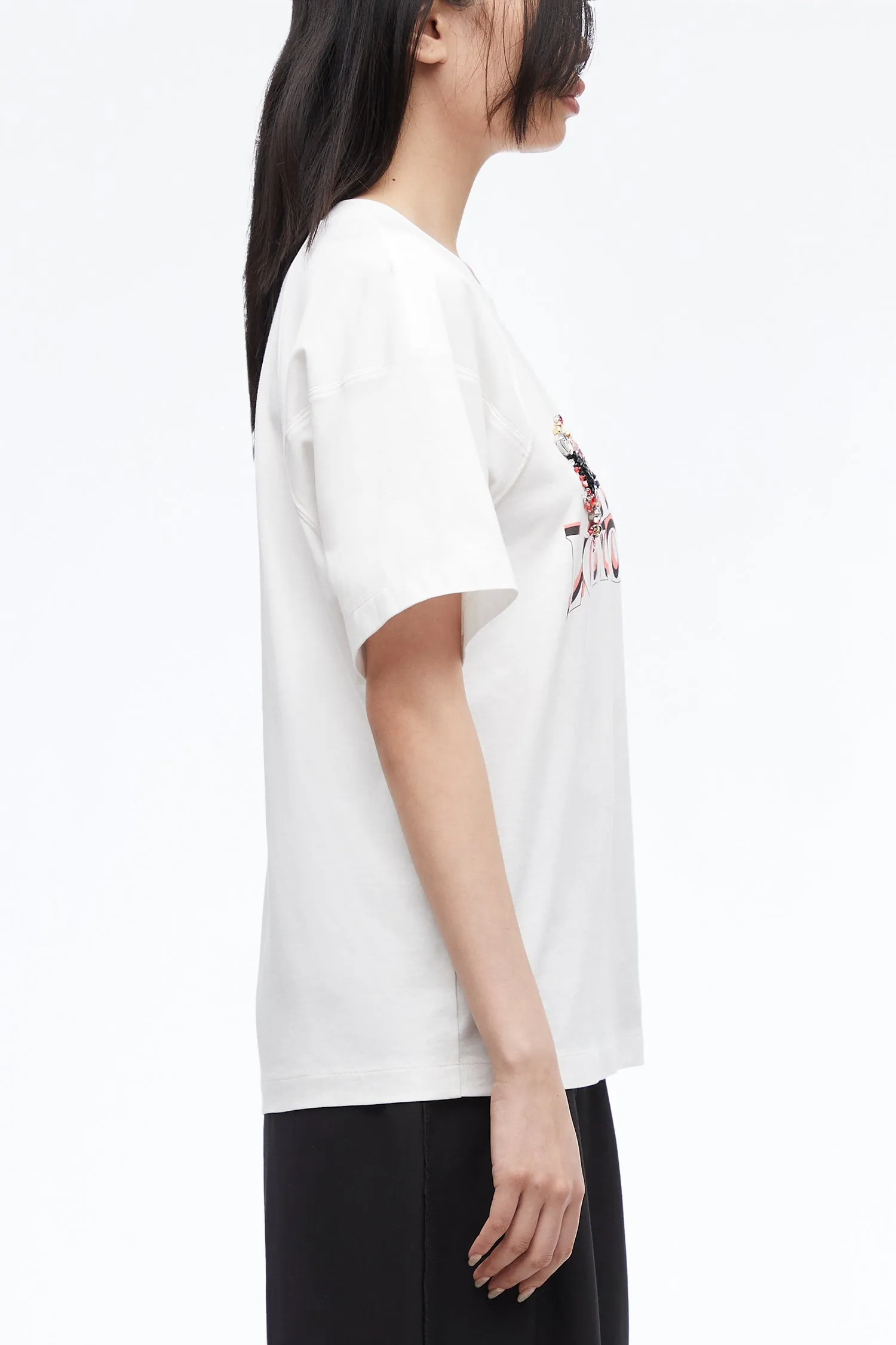 Eye Love NY Embellished Oversized Tee