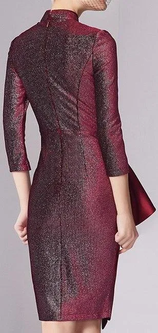 Glitter Cheongsam Dress