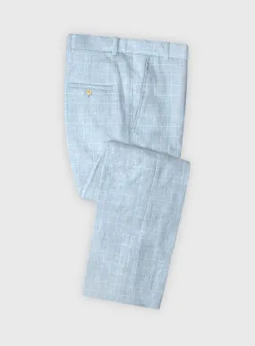 Italian Linen Lusso Blue Pants