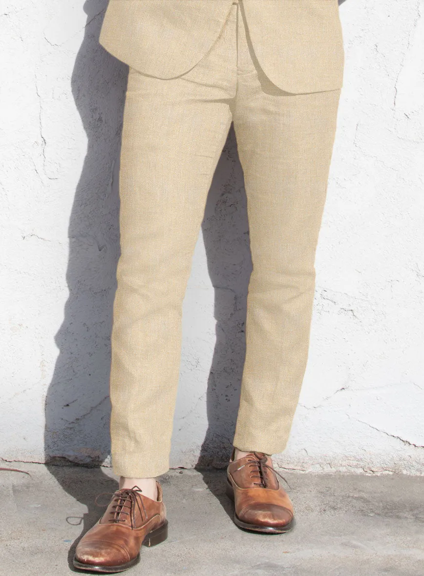 Italian Prato Musk Linen Pants