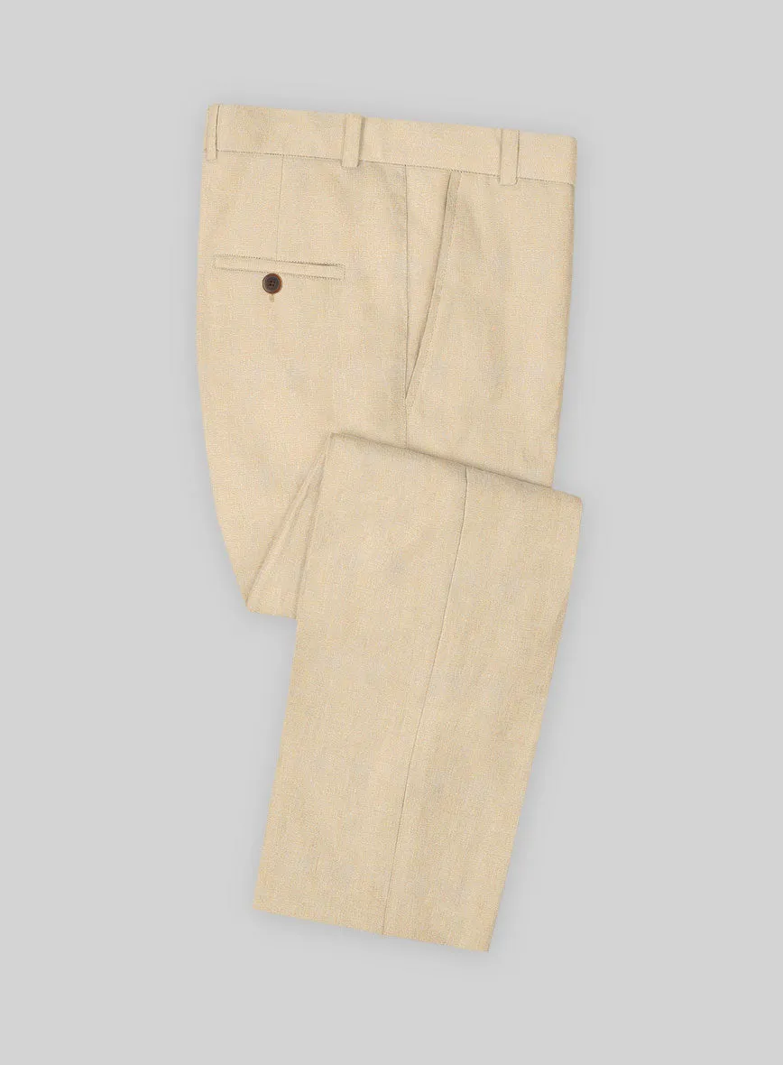 Italian Prato Musk Linen Pants