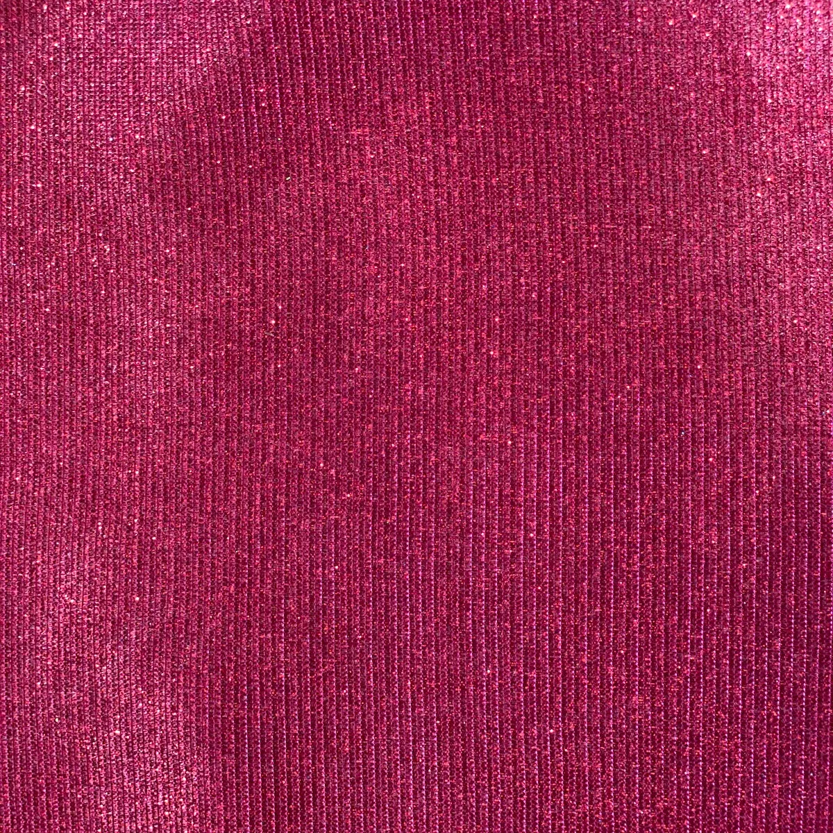 Magenta Pink Holographic Shimmer Glitter Spandex Fabric