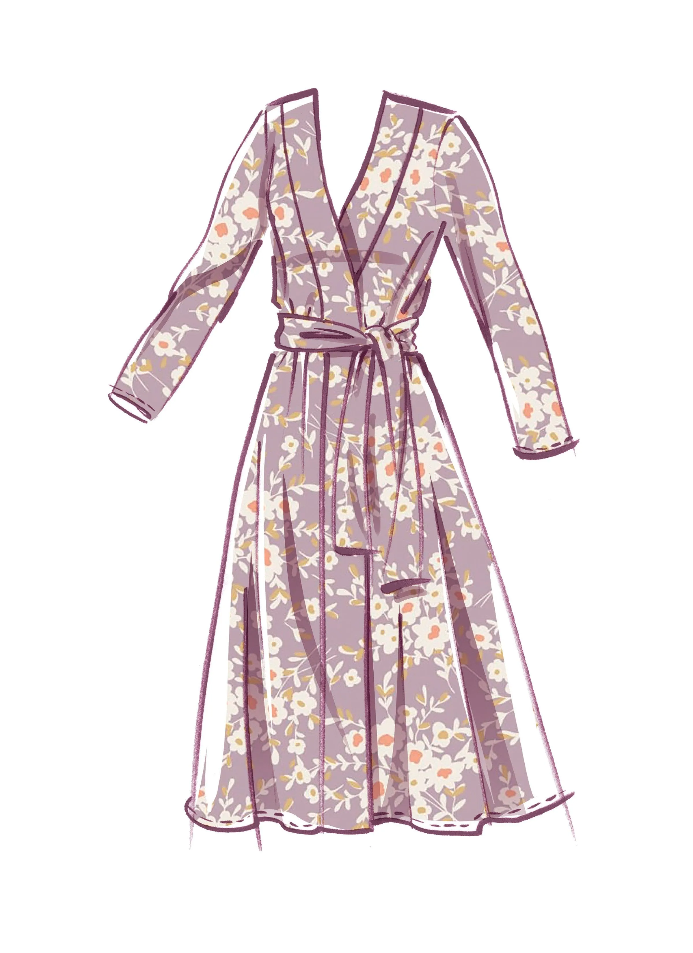 McCall's sewing pattern 8245 Misses' Romper, Jumpsuit, Robe and Sash