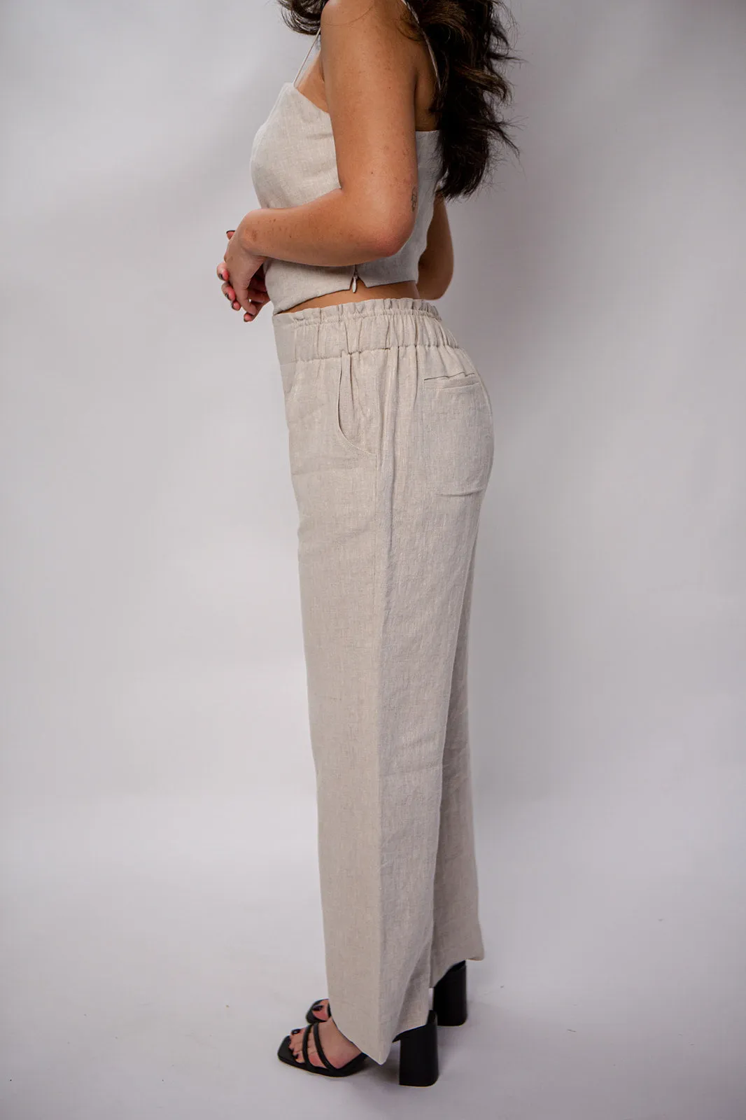 Megan 100% Linen Pants