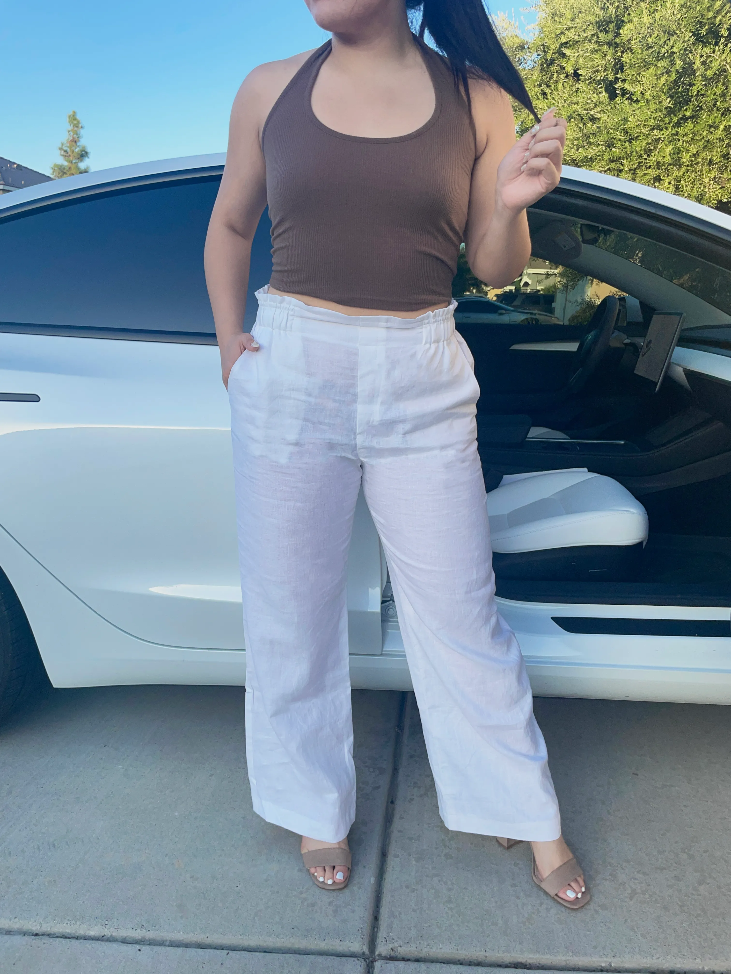 Megan 100% Linen Pants