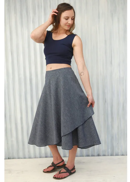 Midnight Tennessee Wrap Skirt