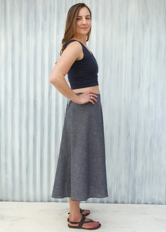 Midnight Tennessee Wrap Skirt