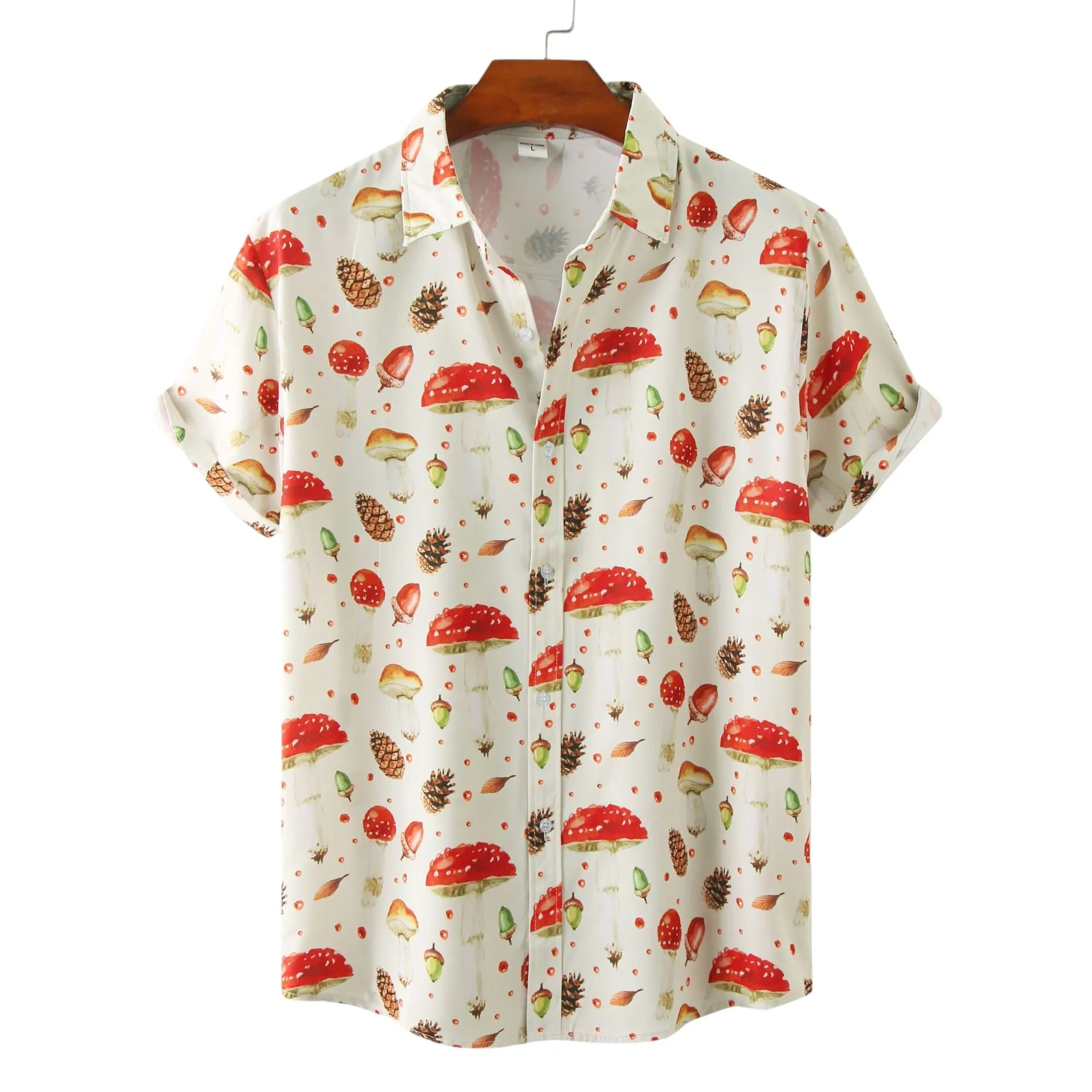 Mushroom button up shirts - shrooms