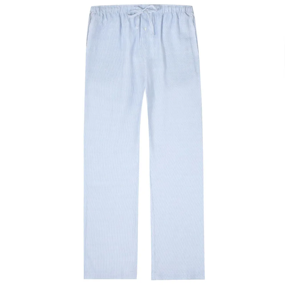 Noble Mount 100% Linen Men's Pajama Lounge Pants