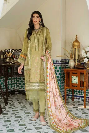 Noor by Saadia Asad - Design 7B Noor Embroidered Prints Woolen Shawl Collection