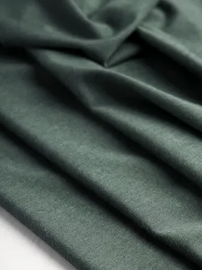 Organic Cotton   Tencel Stretch Knit Jersey - Pine Green