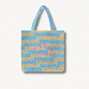 Paris Straw Beach Bag