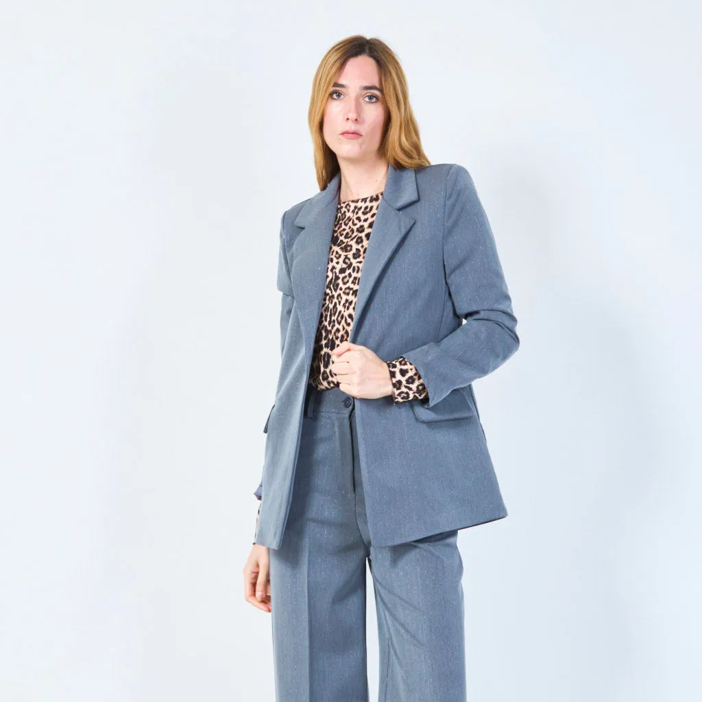 Pinstripe tailored blazer wholesale