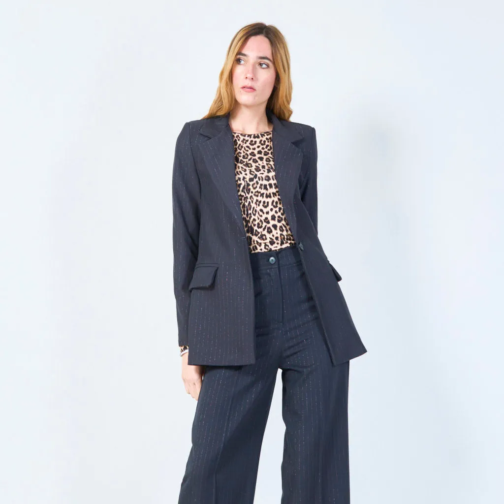 Pinstripe tailored blazer wholesale