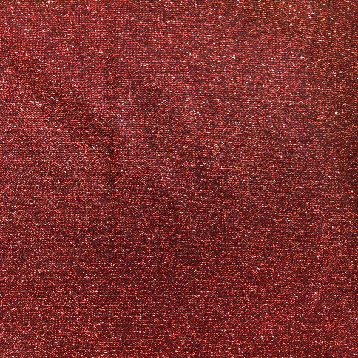 Red Black Holographic Shimmer Glitter Spandex Fabric