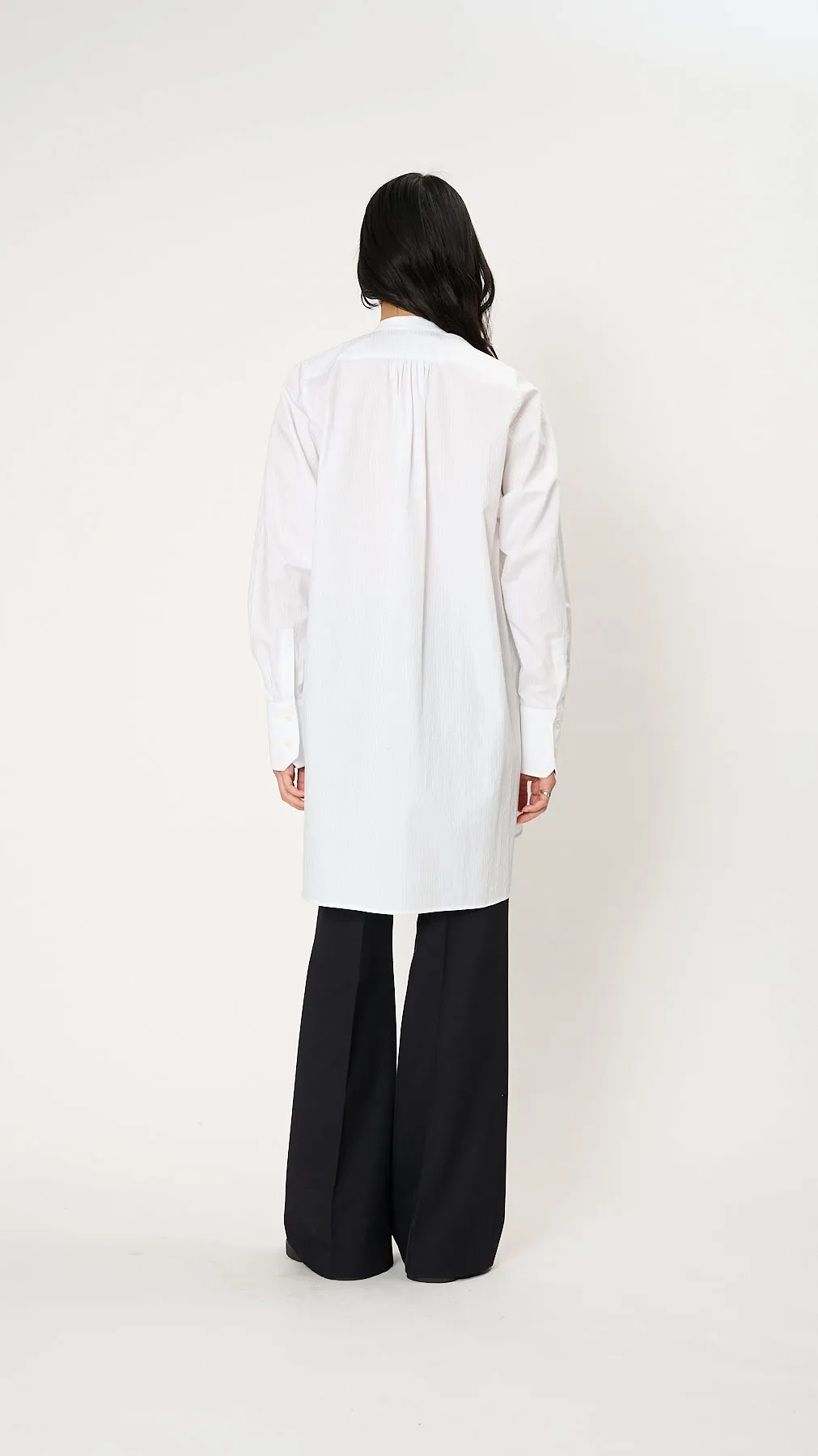 Sartorial Poplin Shirt in White