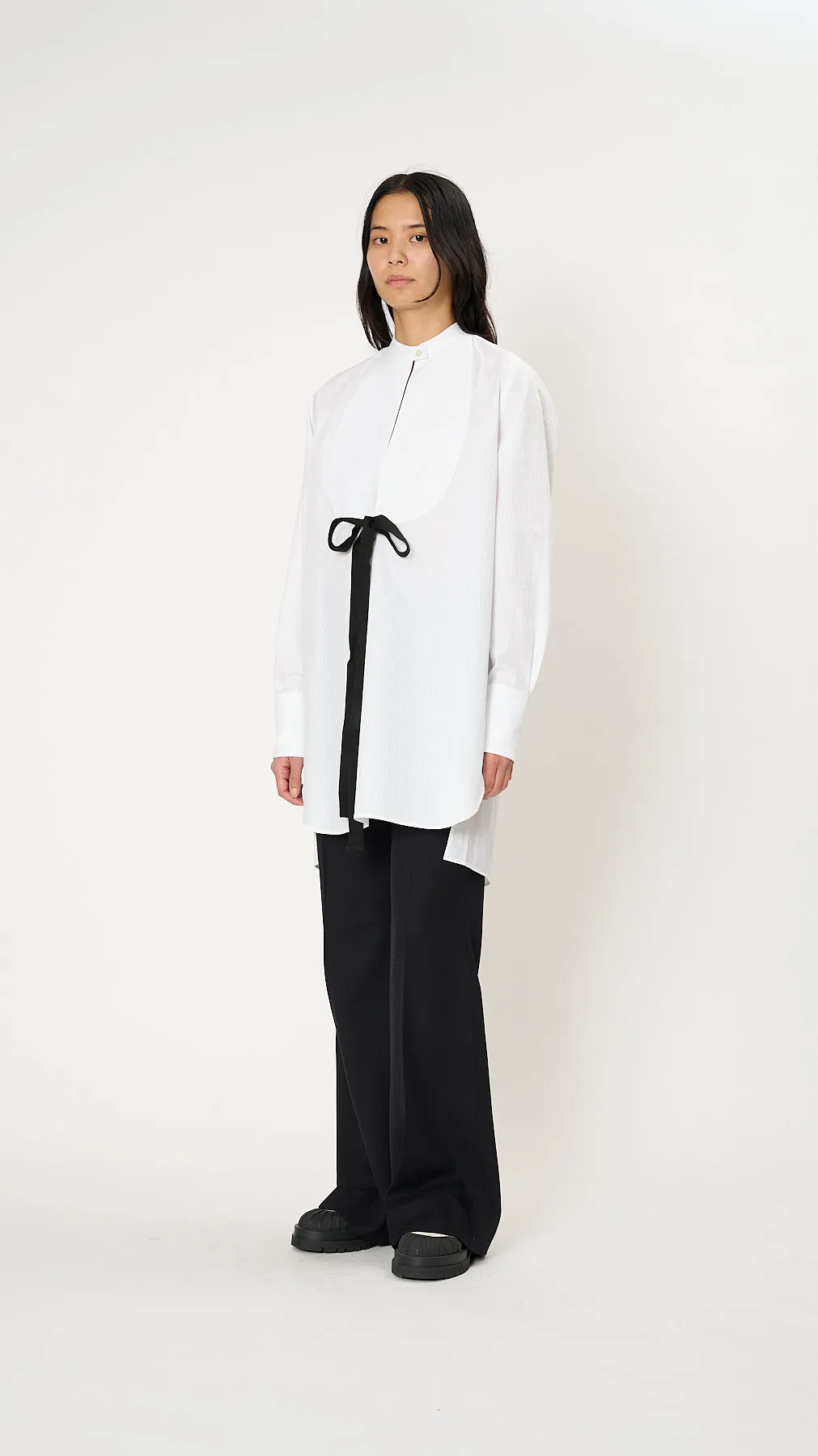 Sartorial Poplin Shirt in White