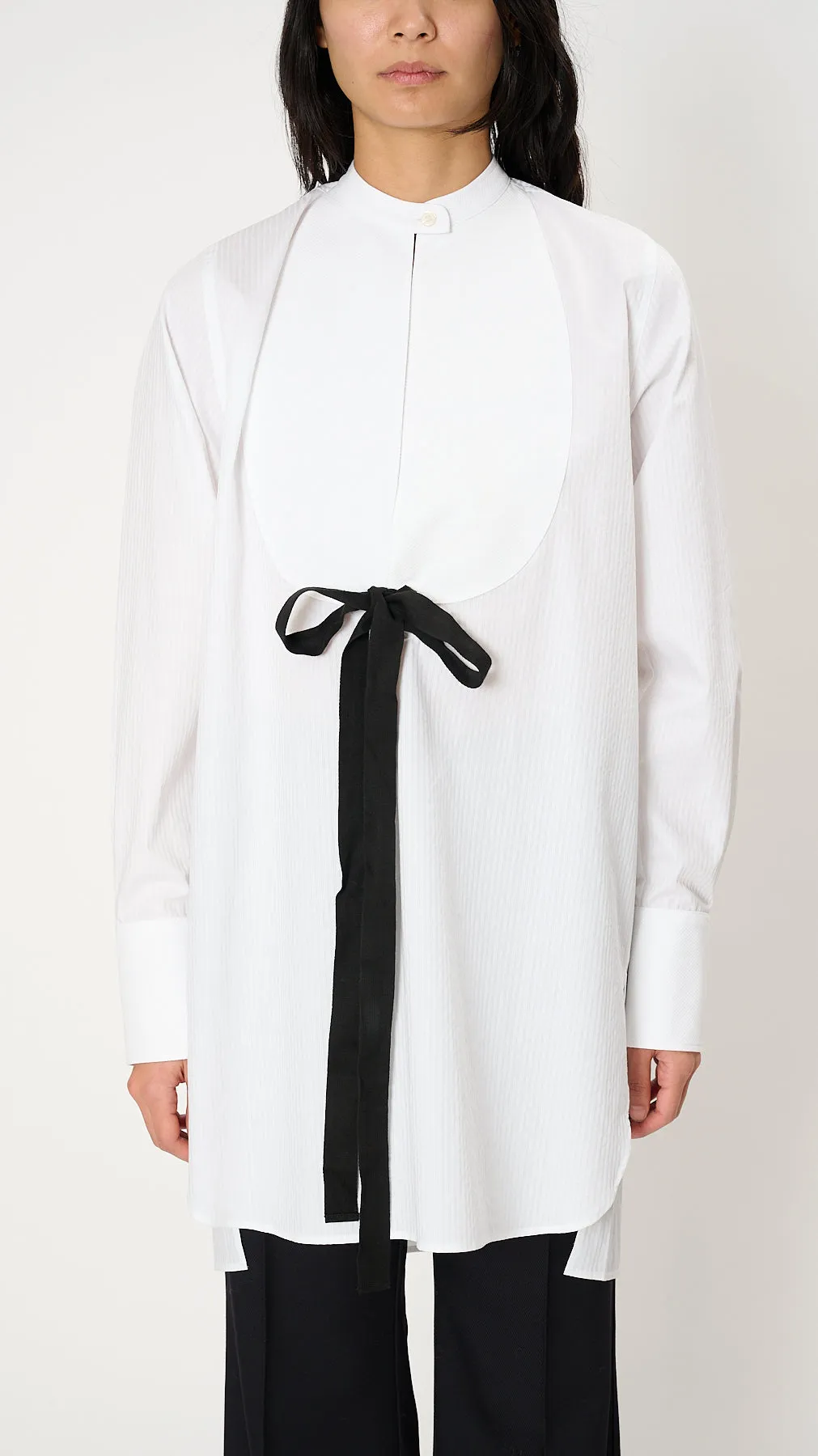 Sartorial Poplin Shirt in White