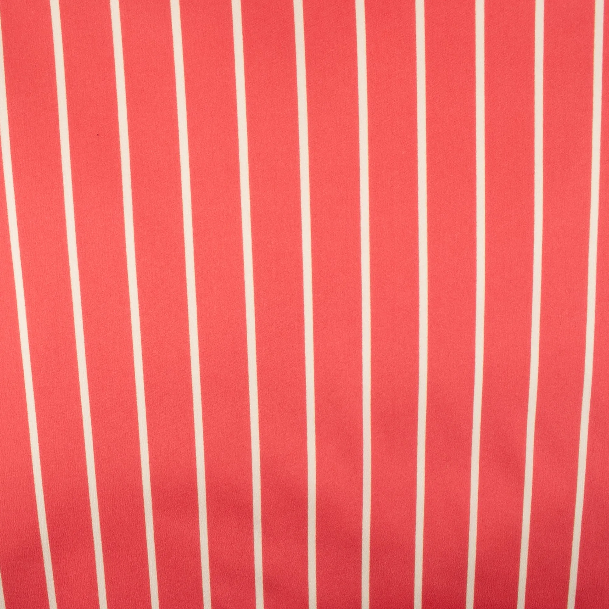 Satin- VICTORIA - Stripes - Red