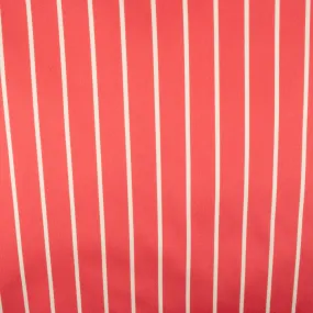 Satin- VICTORIA - Stripes - Red