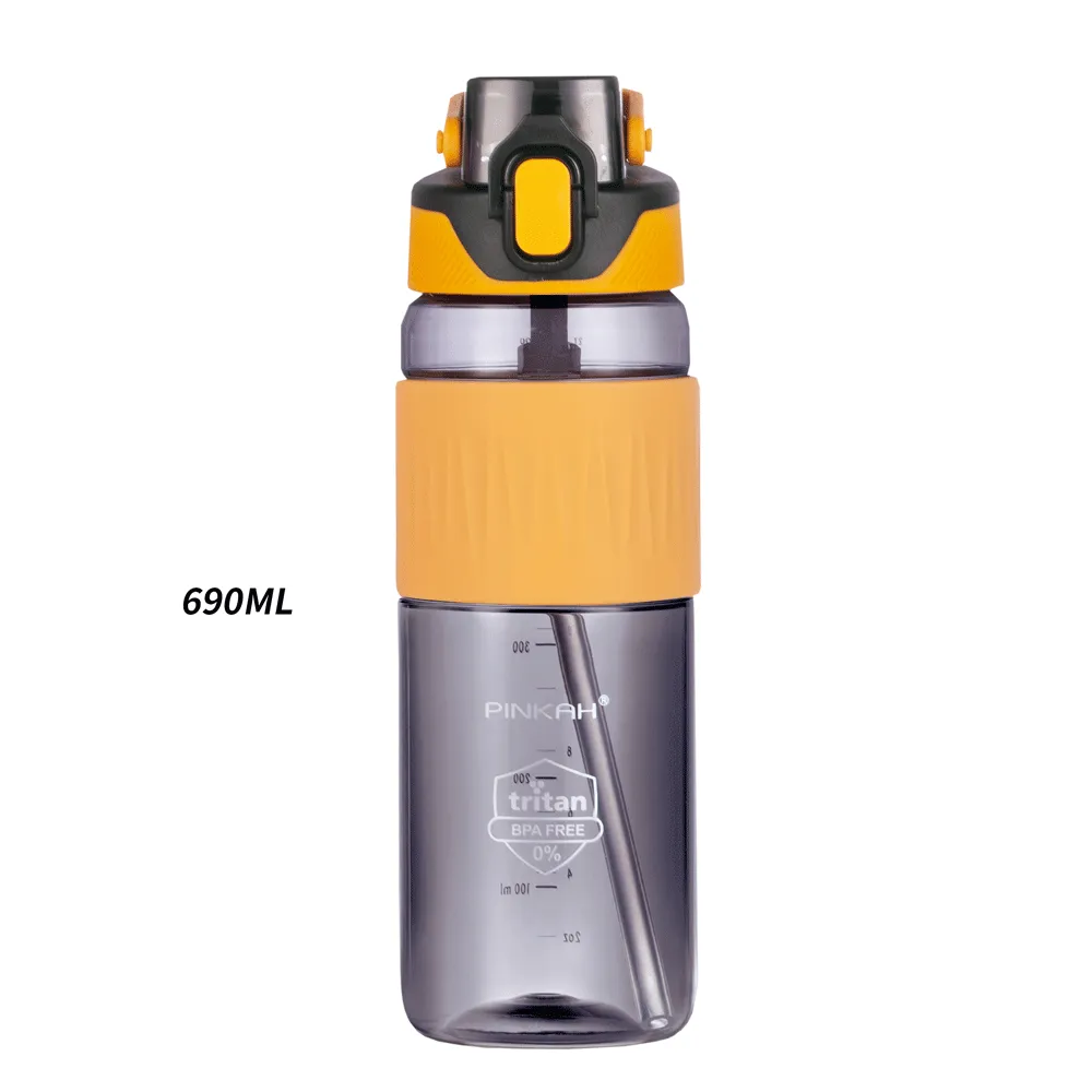 Sip well and stay fresh with GIBO fancy water bottle.(690mL)