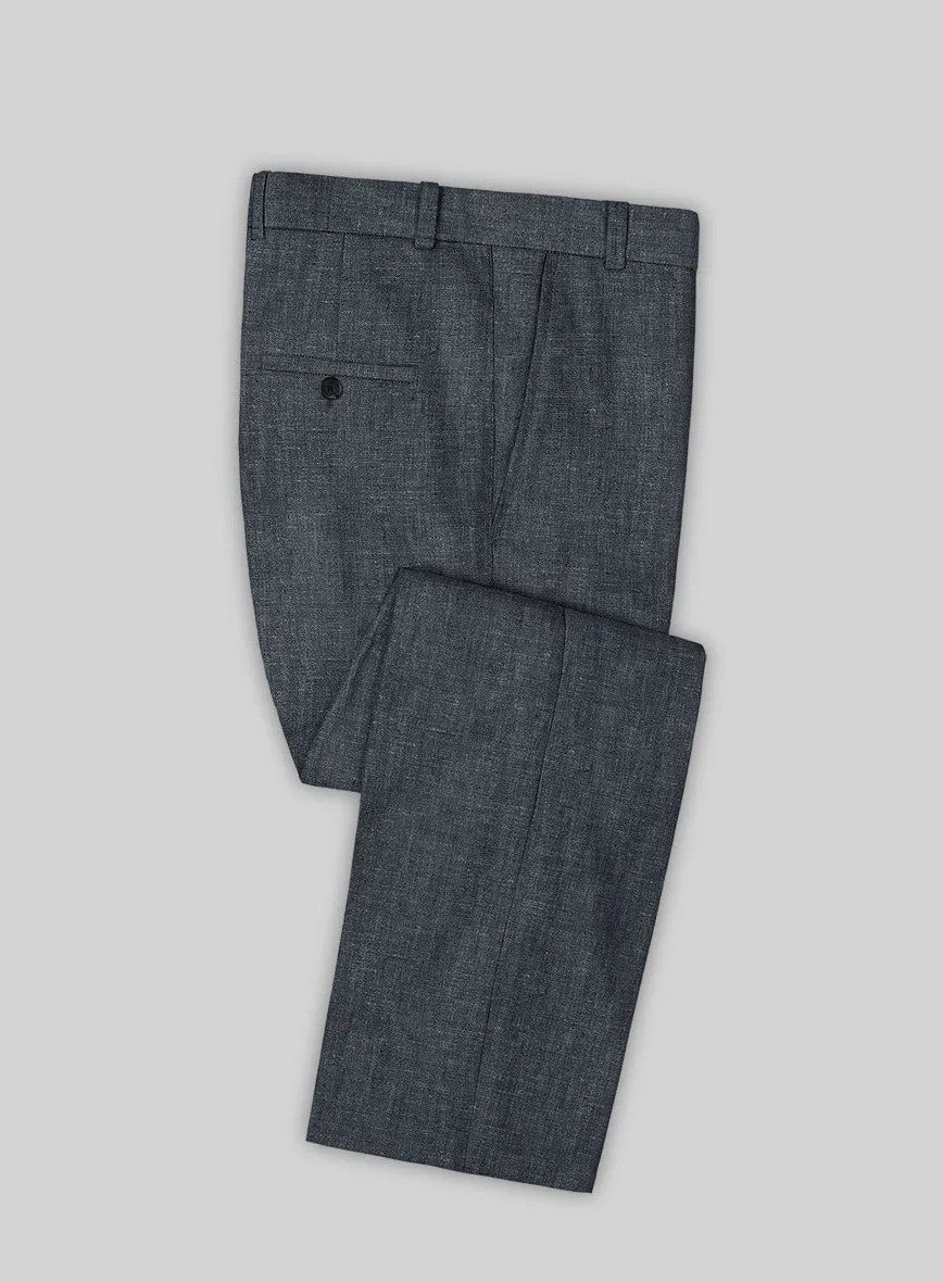 Slate Gray Linen Pants