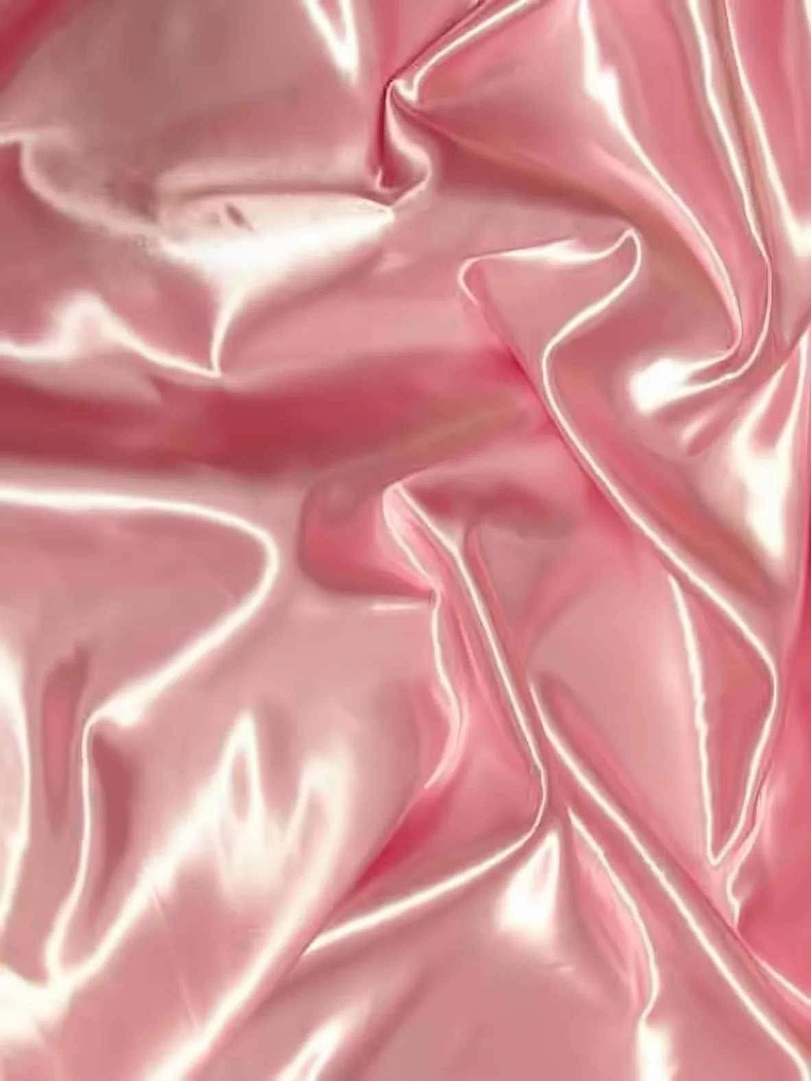 Solid Shiny Bridal Satin Fabric / Pink / Sold By The Yard