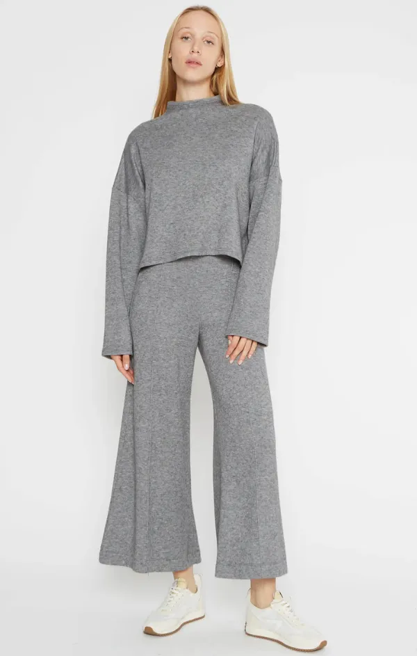 Sweater Knit Wide Leg Pant