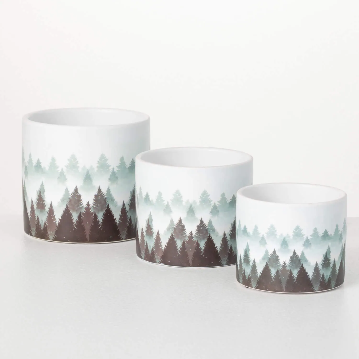 Tree Tops Planter Set Of 3