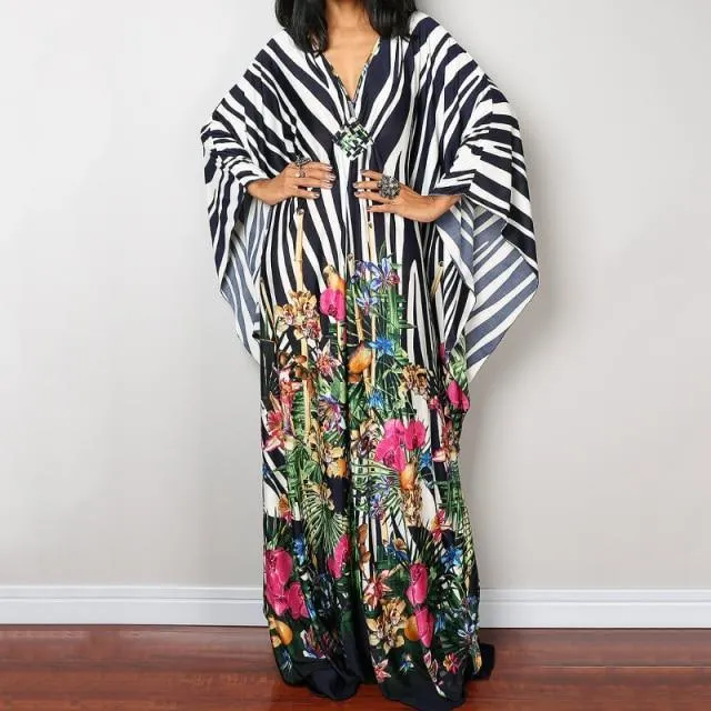 V-Neck Maxi Cover-Ups