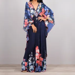 V-Neck Maxi Cover-Ups