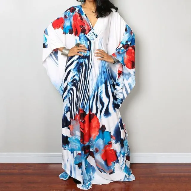 V-Neck Maxi Cover-Ups