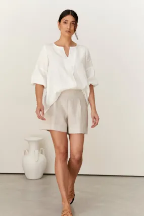 Venice Linen Shorts Natural