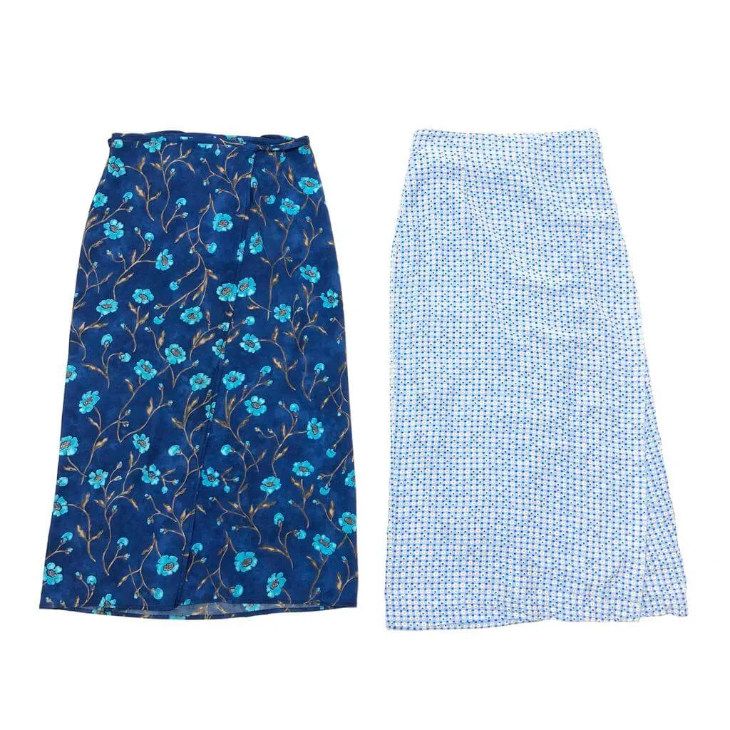 Vintage Wrap Around Skirts Per Piece