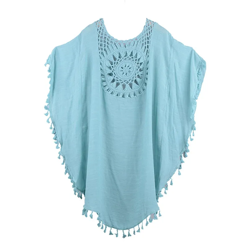 Women's swimsuit Cover-ups Beach Dresses Beachwear Shirt