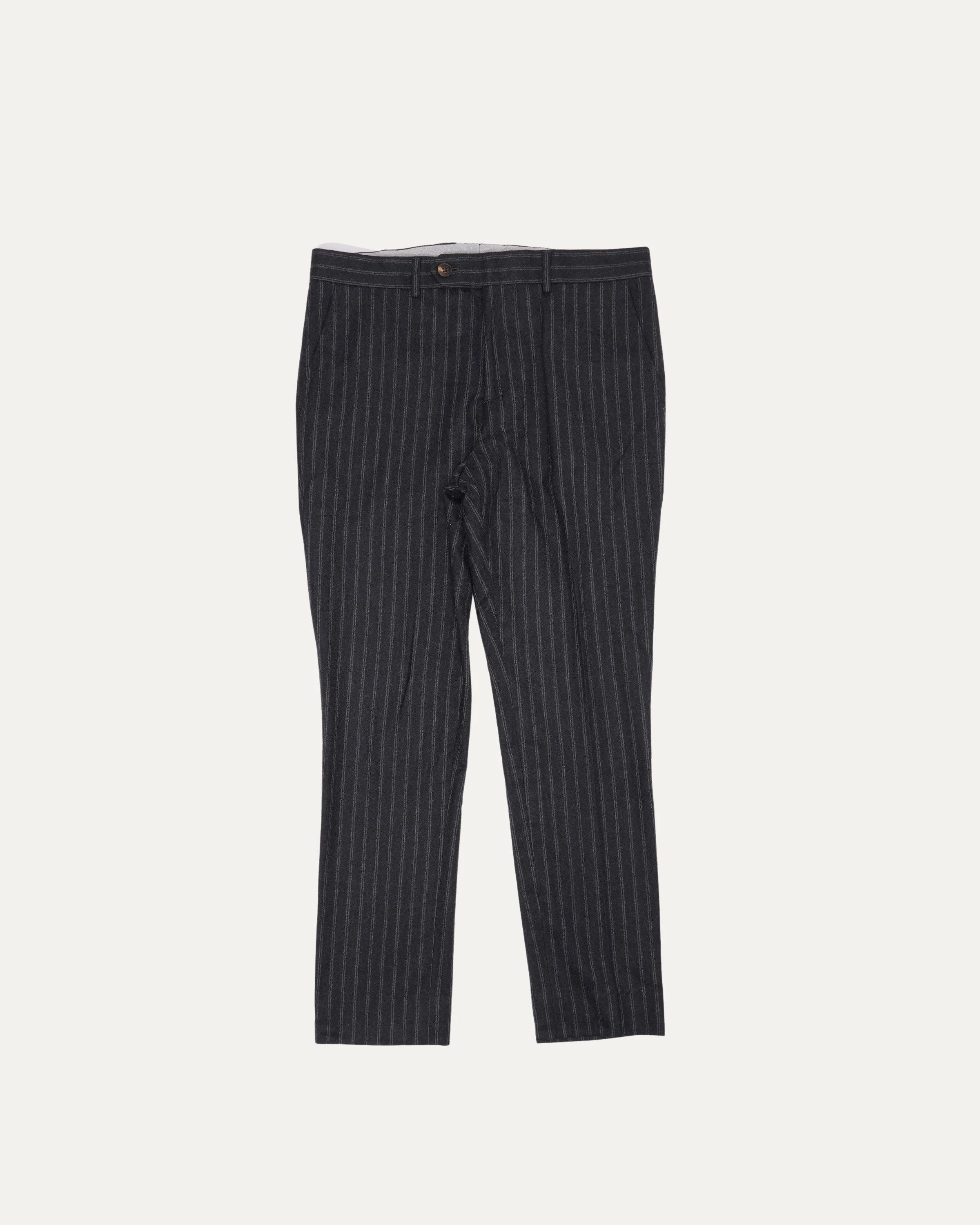 Wool Pinstripe Suit